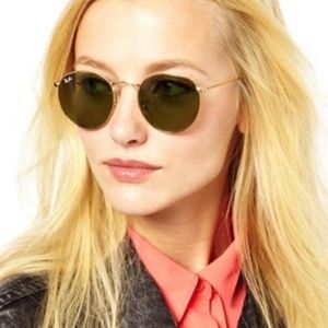 ☀️ Authentic Green Ray-Ban Round Sunglasses ☀️